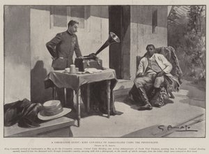 A Coronation Guest, King Lewanika of Barotseland Using the Phonograph by G.S. Amato